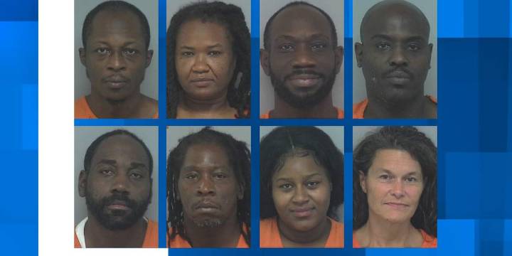 8 charged after Beaufort County investigation into shootings, drug activity