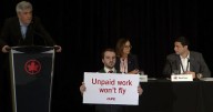 BREAKING NEWS: Union disrupts Air Canada press conference days before strike