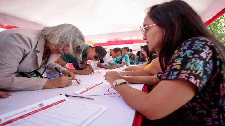 Así se desarrolla la jornada de alistamiento en Venezuela