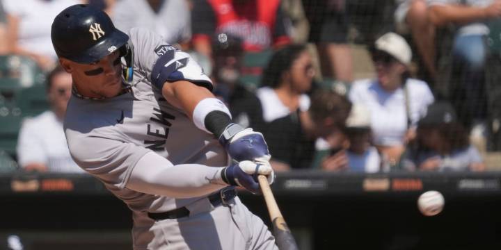 Aaron Judge in fifth place in career homers as a Yankee