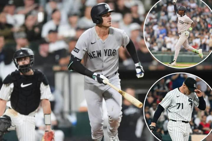 Yankees keep rolling versus lowly White Sox for fifth straight win