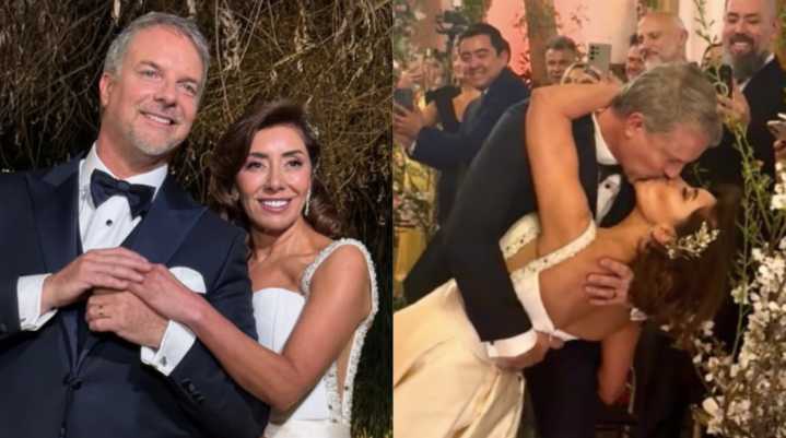 "Lloró toda la ceremonia": Así se vivió el matrimonio de Carmen Gloria Arroyo y Bernardo Borgeat