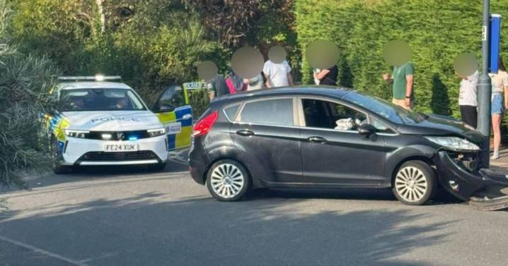 Man charged with drink-driving after crash in Warwick