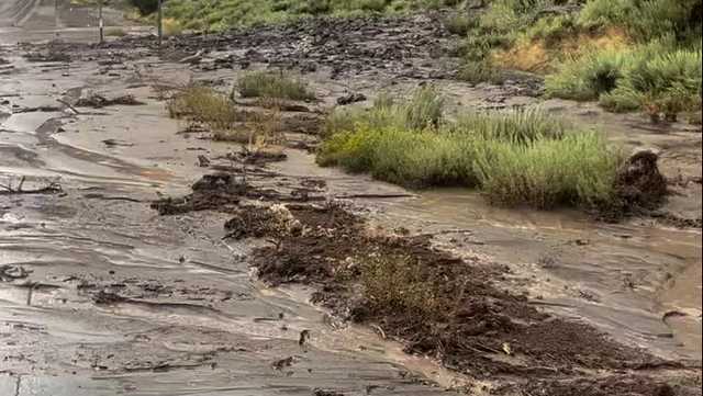 Watch: Mudslide delays traffic on I-80 in Nevada County