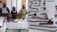 Celulares, objetos punzocortantes y hasta marihuana decomisan en penales de Tepexi y Puebla