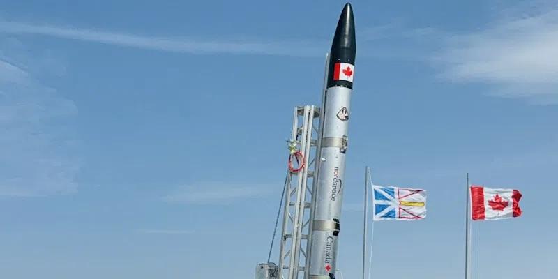 NordSpace Launching Sub-Orbital Rocket from St. Lawrence