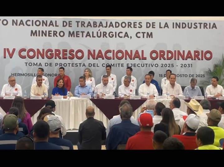 Reeligen a Javier Villarreal al frente del Sindicato Nacional de Trabajadores de la Industria Minero Metalúrgica CTM