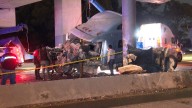 Tráiler Choca con Pilar de Segundo Piso de Autopista México