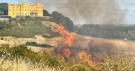 Live: Large fire breaks out at Stoke Park near M32 motorway