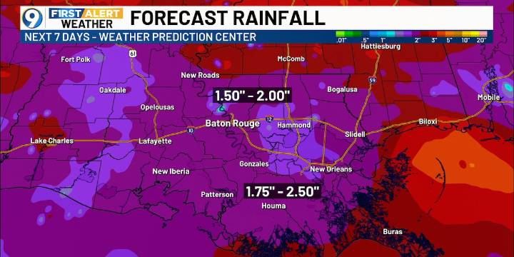 Rain Chance Increase Towards End of Week