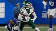 Jets' Stone Smartt's block on Giants' Abdul Carter goes viral