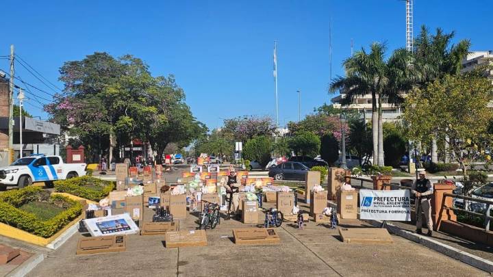 Prefectura Naval secuestró un cargamento de mercadería ilegal valuado en 140 millones de pesos