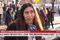 Asistente al acto de Milei: "Solo espero que no haga mucho el ridículo, como suele pasar"