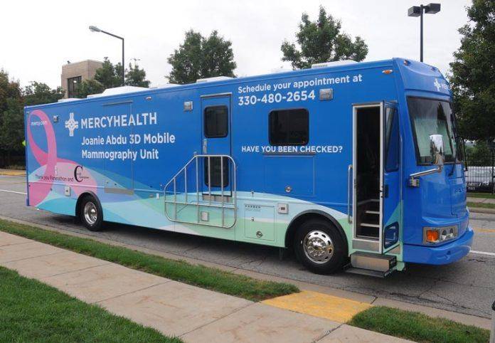 Mercy Health Mobile Mammography Van to travel through Valley throughout September
