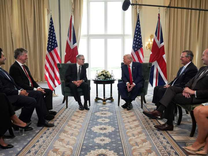 En perfecto inglés, sin apuntes y "botas en el terreno": los líderes europeos llegan entrenados para tratar con Trump en la Casa Blanca