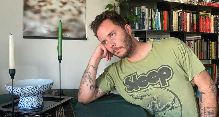 Man Pretty Confident That Another 40 Dollar Band Tee Will Turn His Life Around
