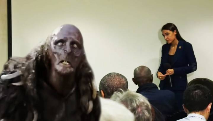 Orcs Crash AOC Rally To Suggest Eating Tasty Hobbits