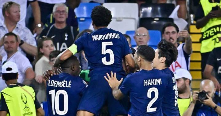 PSG se corona campeón de la Supercopa de Europa tras vencer al Tottenham en penales