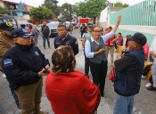 Redobla Azucena Cisneros seguridad con el Mando Único y 250 efectivos