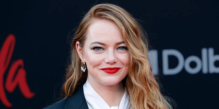 Emma Stone Dazzles in Silver & Turns Heads with Pixie Cut on the Venice Film Festival Red Carpet
