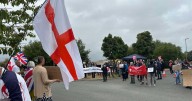 Protest takes place outside asylum seeker hotel near Exeter Airport