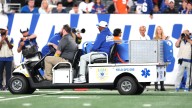 Jaxson Dart asks for NFL fan prayers after New York Giants star suffers devastating injury and is carted off