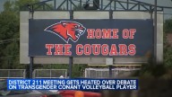 School District 211 meeting gets heated over debate on transgender Conant High School volleyball player