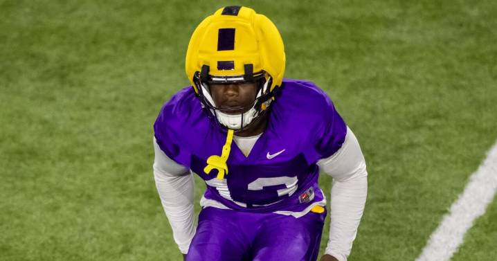 An LSU starting safety may not be eligible to play the first half against Clemson