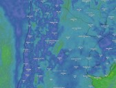 Las provincias afectadas. Hay alerta amarilla por vientos fuertes para este domingo 17 de agosto