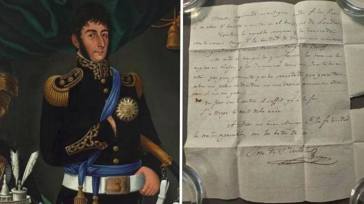 Histórico hallazgo: encontraron una carta de San Martín que revela la trama de la independencia