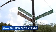 Ella Jenkins death: Chicago honors late children's music pioneer with street sign at Mohawk, Wisconsin streets on North Side