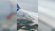 Parte del ala de Delta Air Lines 737 se rompe durante el planeo