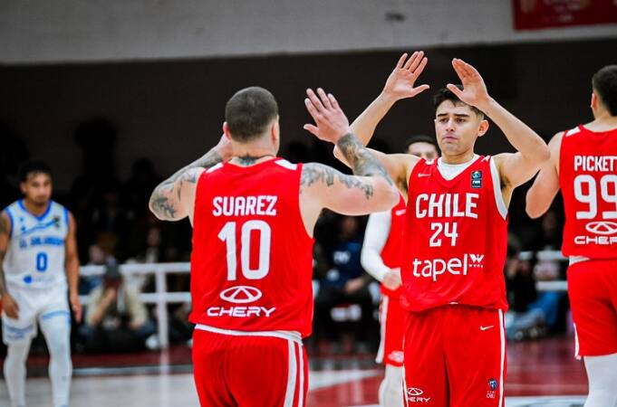 Chile se mete al Clasificatorio del Mundial de Basquetbol Catar 2027 con paliza sobre El Salvador