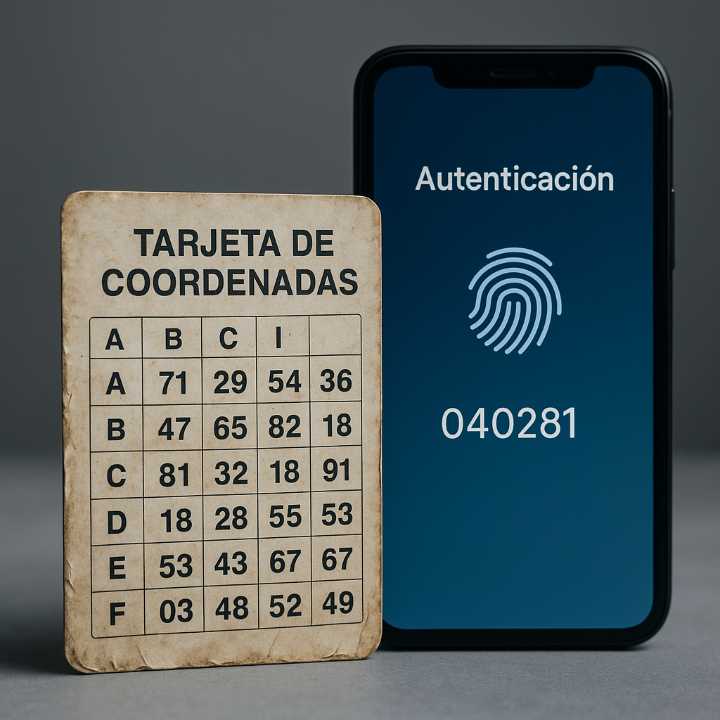 El postergado adiós a las tarjetas de coordenadas: un salto real en la seguridad bancaria