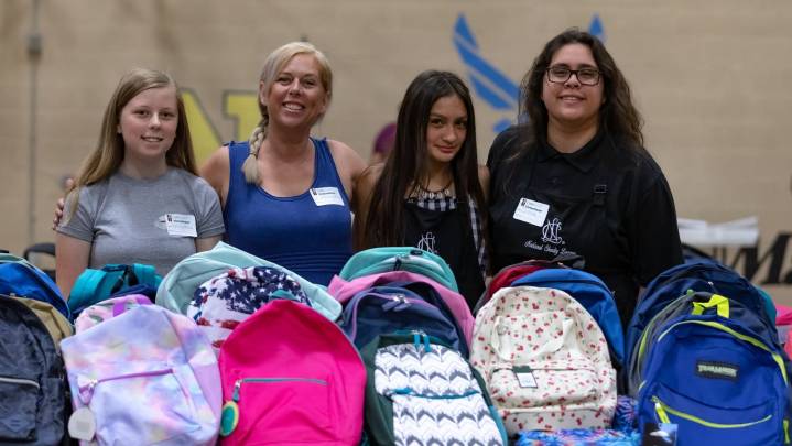 The Coachella Valley Rescue Mission’s Backpack Bonanza Event