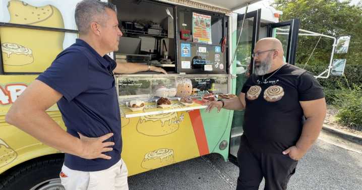 The Cinnabus rolls through Tampa Bay serving up sinfully delicious homemade cinnamon buns