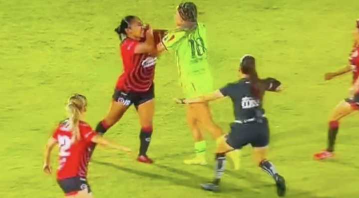Liga MX Femenil: Pelea entre jugadoras de FC Juárez y Xolos en pleno partido