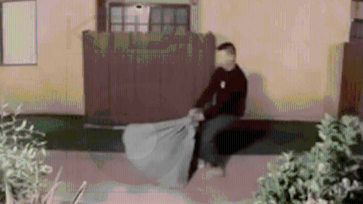 Missing California woman's husband recorded dragging large object wrapped in tarp: LASD