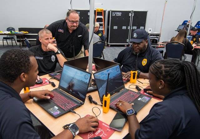 First responders training at Georgia Southern this week