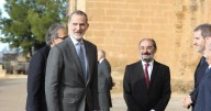 Los Reyes envían un telegrama de condolencias a la familia del expresidente de Aragón, Javier Lambán
