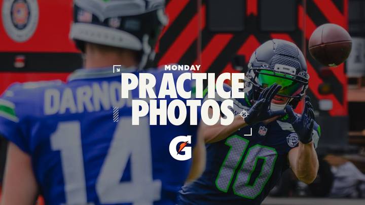 PHOTOS: Seahawks Get A Practice In At The Virginia Mason Athletic Center As Their Preseason Debut Approaches