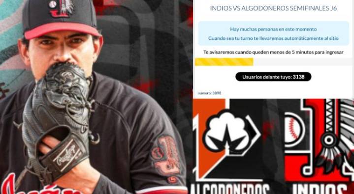 Abarrotan venta virtual de Indios vs Algodoneros; esperan más de 3 mil