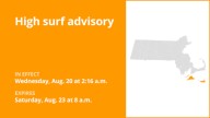 High surf advisory in place for Dukes and Nantucket counties until Saturday morning