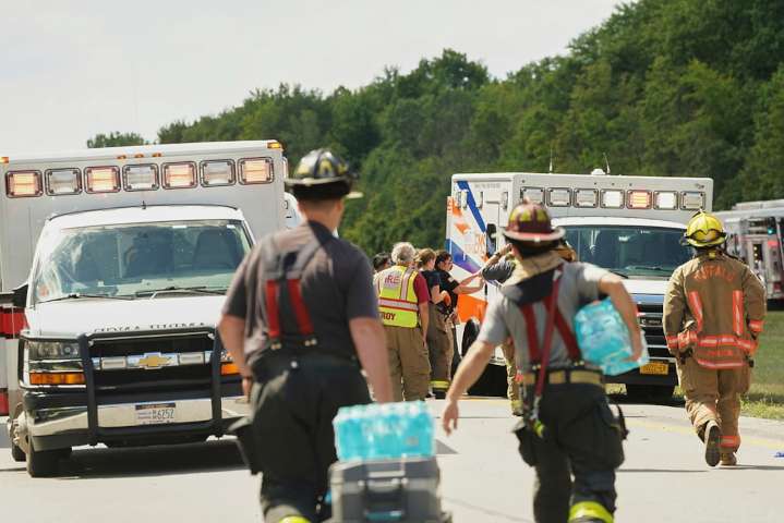 Rollover crash involving tour bus from NYC leaves multiple dead, others injured