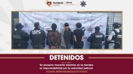 Detienen a joven de 18 años y dos menores de edad con rifle de asalto y drogas en Las Cumbres