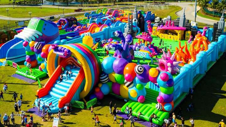 The world’s largest bounce house is coming to New Jersey