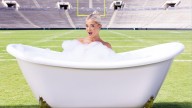 Olivia Dunne goes completely naked in bathtub as stunning gymnast sets pulses racing in major new career venture