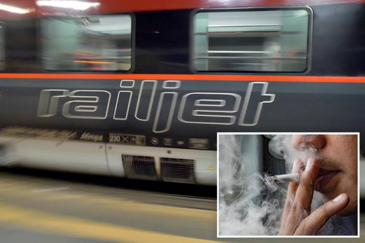 Man survives death-defying cling to 130-mph train during smoke break that went wrong