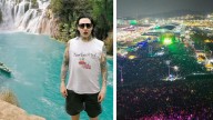 Nada detuvo el concierto masivo de Marilyn Manson en la Feria de San Luis; hasta nadó en El Meco