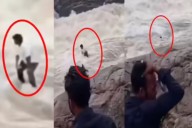 Desaparece youtuber al ser arrastrado por corriente de río mientras hacía video